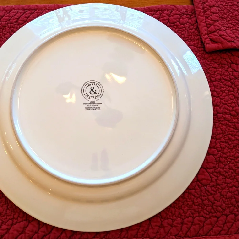 Mary & Martha Love Plate 12
